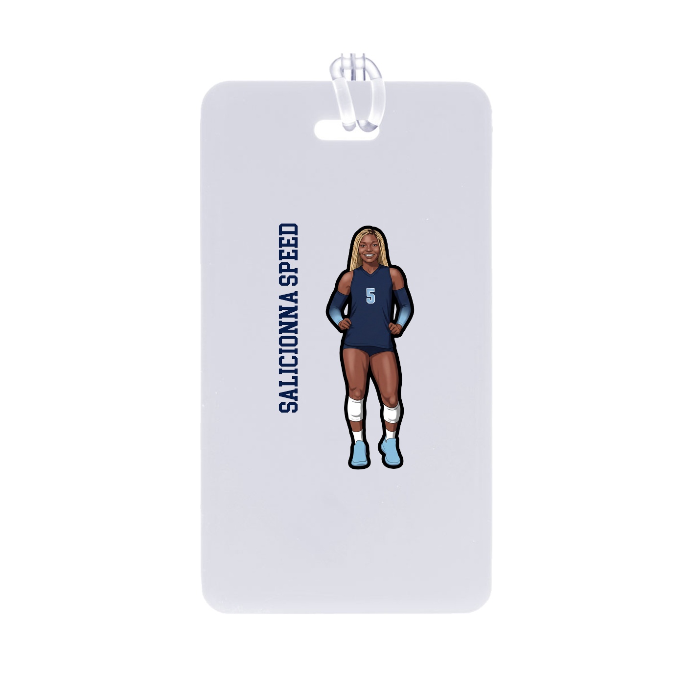 Bag Tag — Name Vertical in Classic
