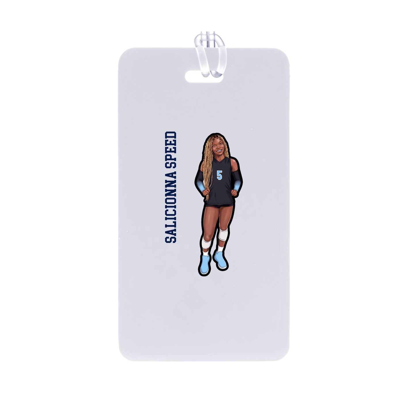 Bag Tag — Name Vertical in Classic