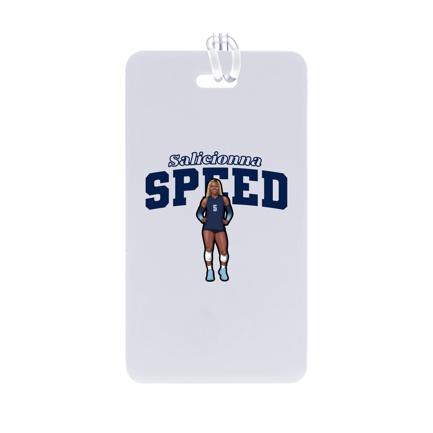 Bag Tag — Name Arch in Classic
