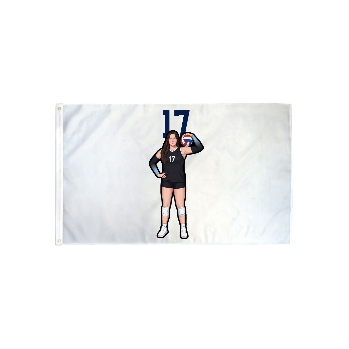3x5 Flag — Number Top in Classic