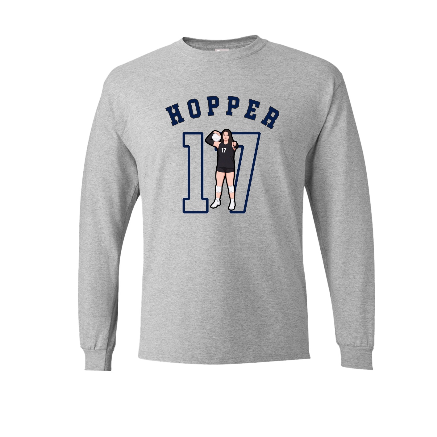 Long Sleeve Tee — Shirsey Arch in Grey