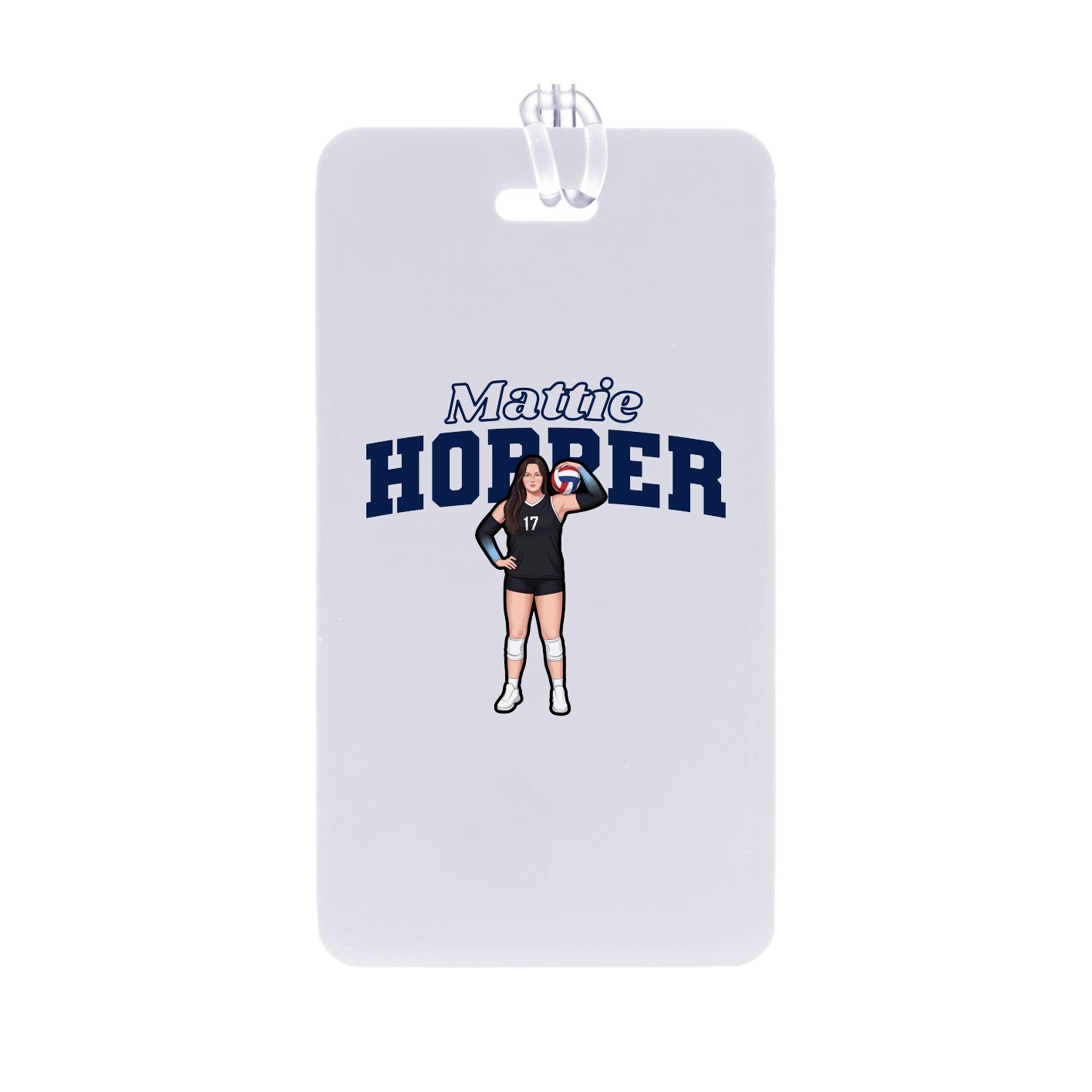 Bag Tag — Name Arch in Classic