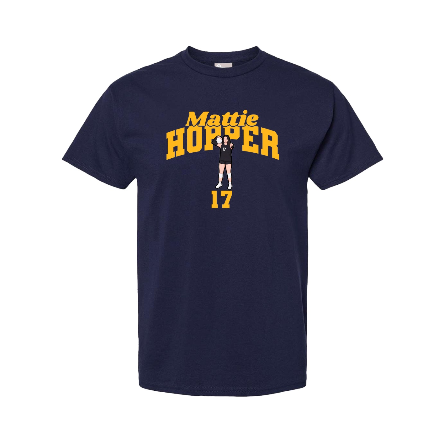 Tee — Signature Arch in Navy