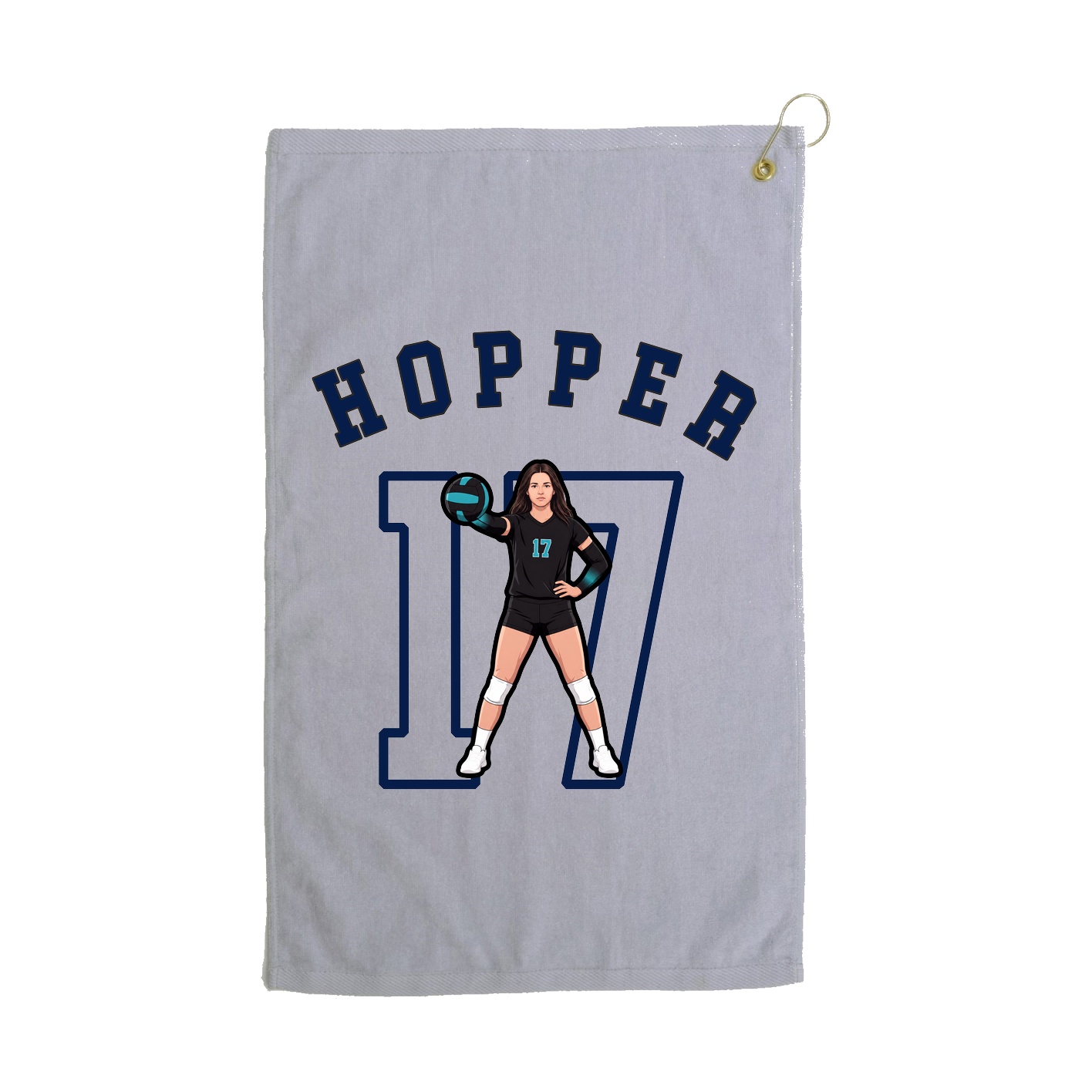 Golf Towel — Shirsey Arch in Grey