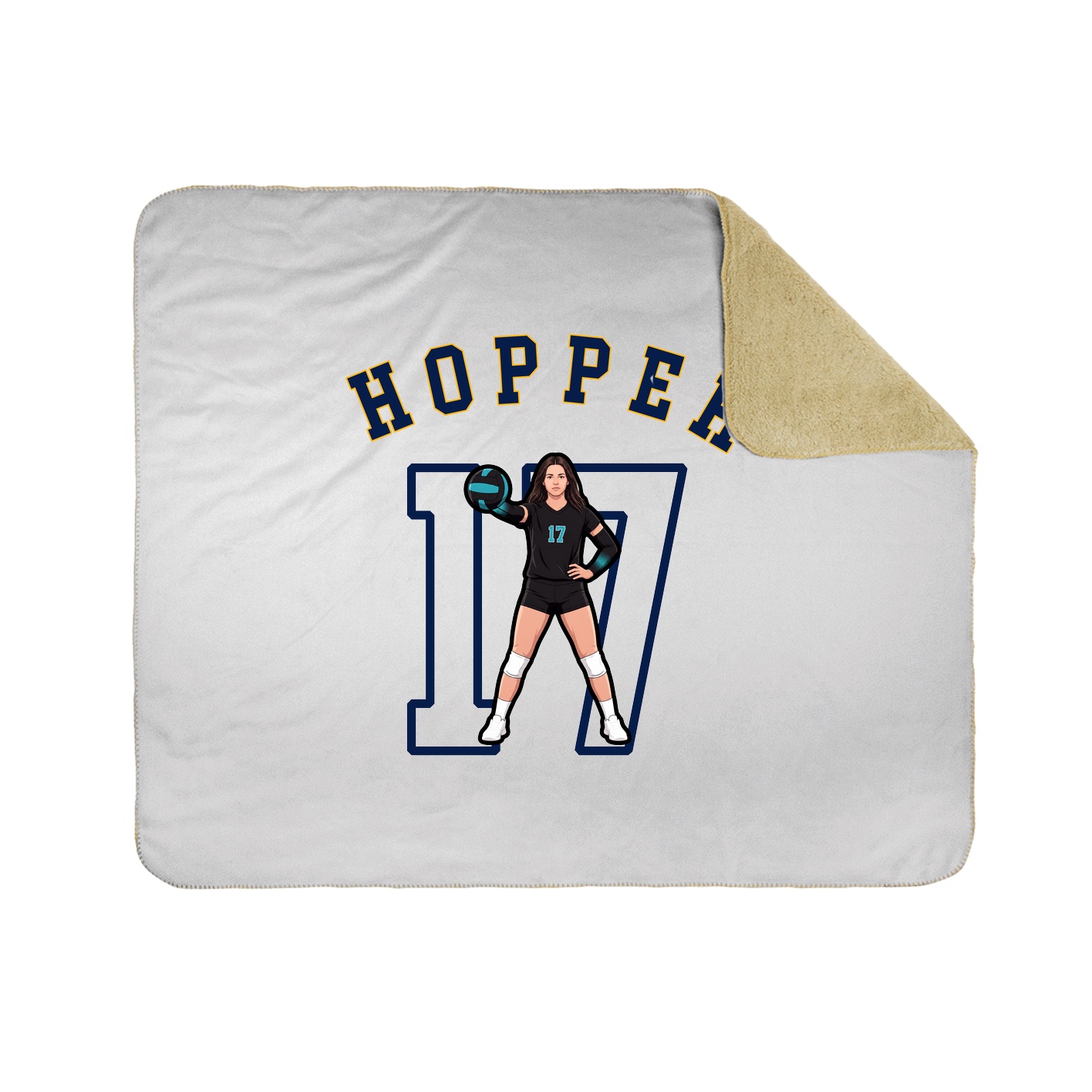 Throw Blanket — Shirsey Arch in White