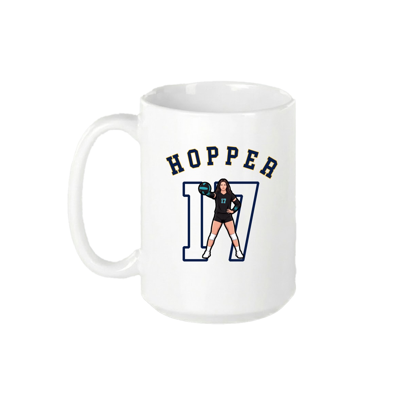 15oz Coffee Mug — Shirsey Arch in White