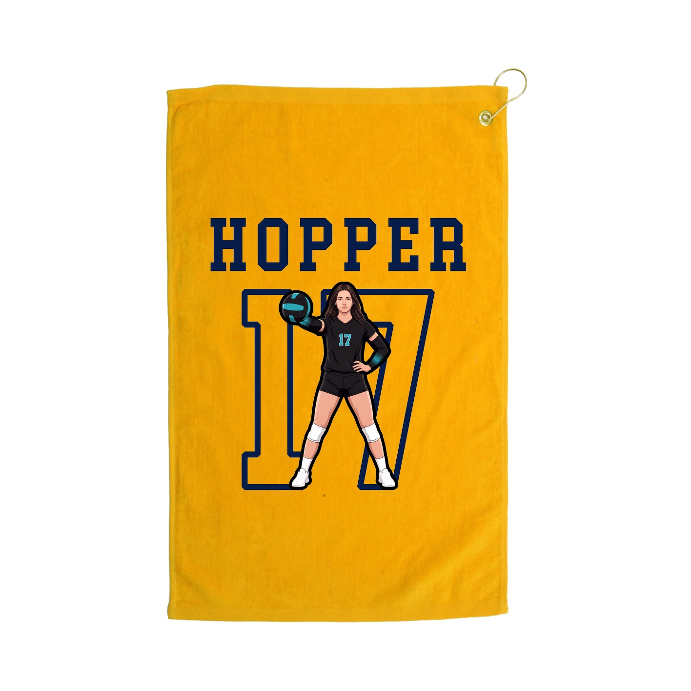 Golf Towel — Shirsey in Gold