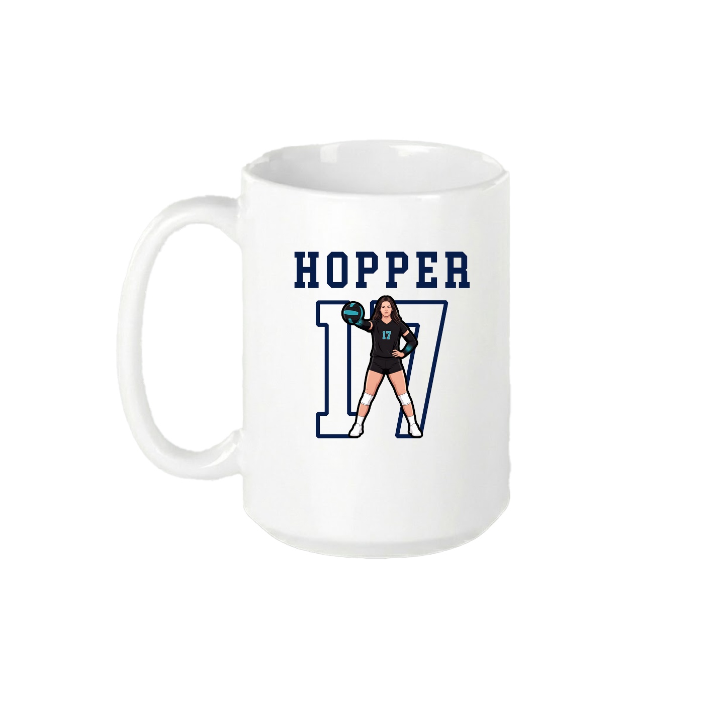 15oz Coffee Mug — Shirsey in White