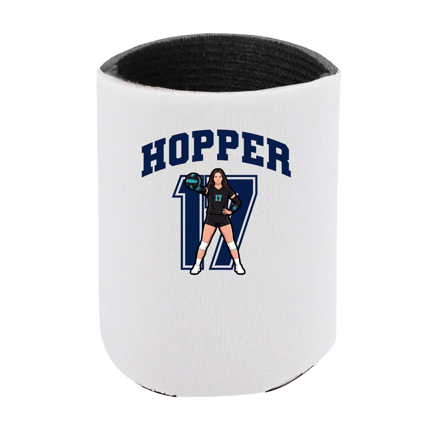 Can Holder — Number in White