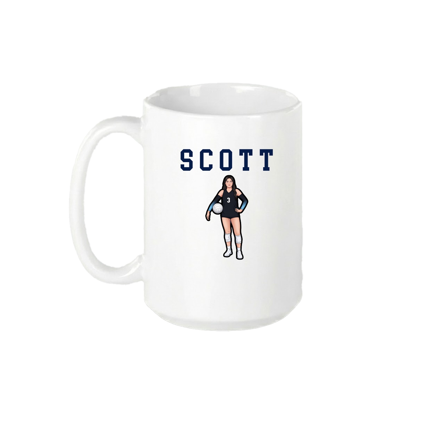 15oz Coffee Mug — Shirsey in White