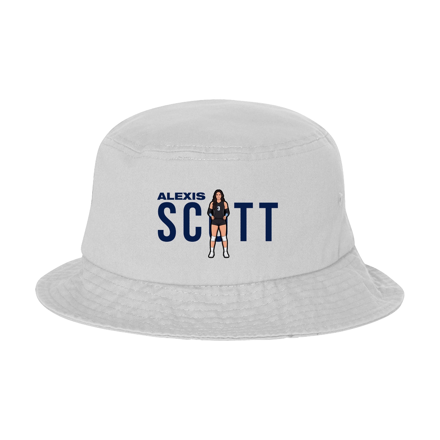 Bucket Cap — Player Name in White