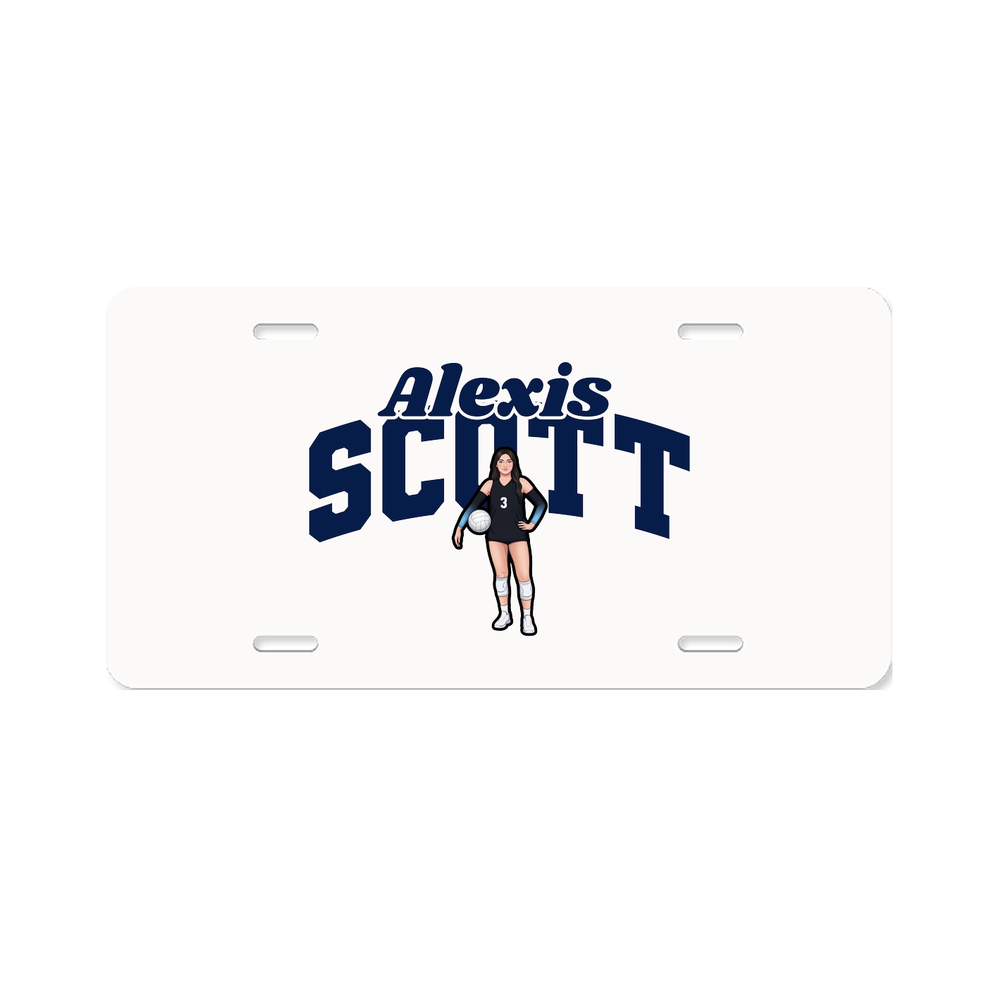 License Plate — Signature Arch in Classic