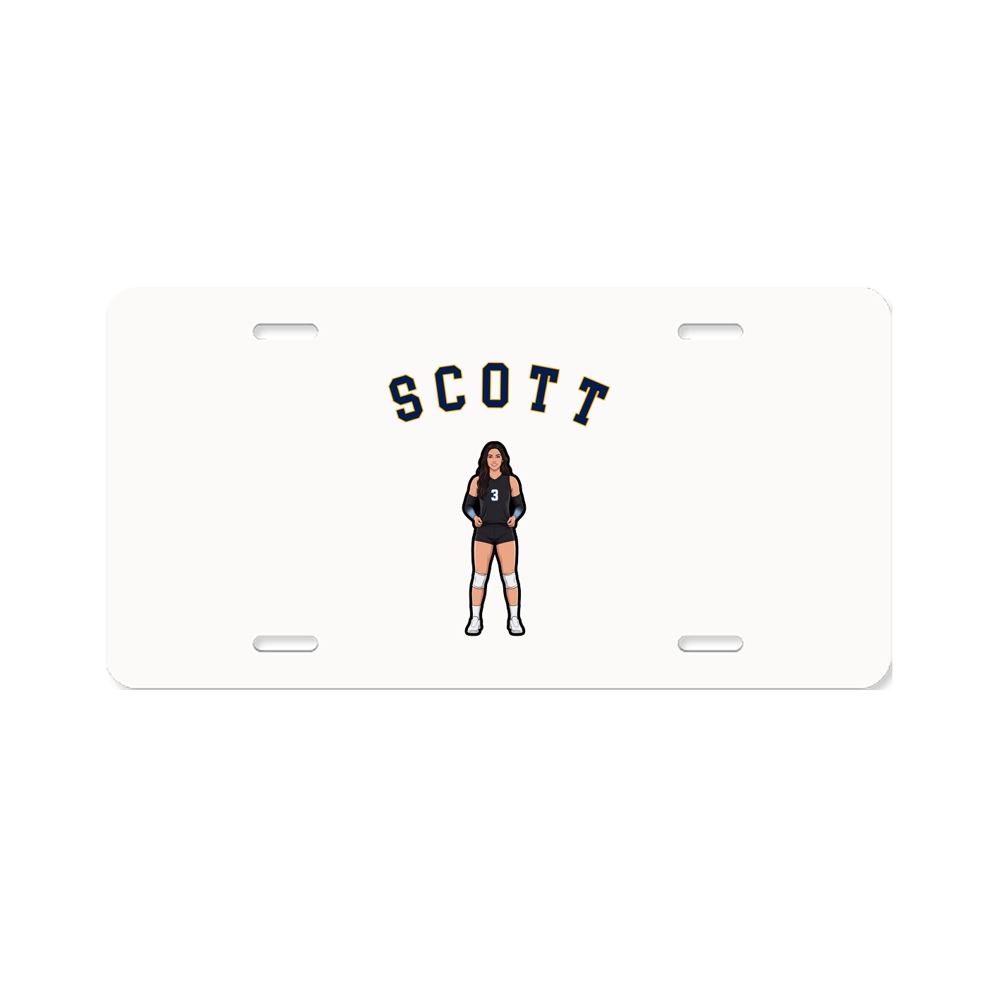 License Plate — Shirsey Arch in Classic