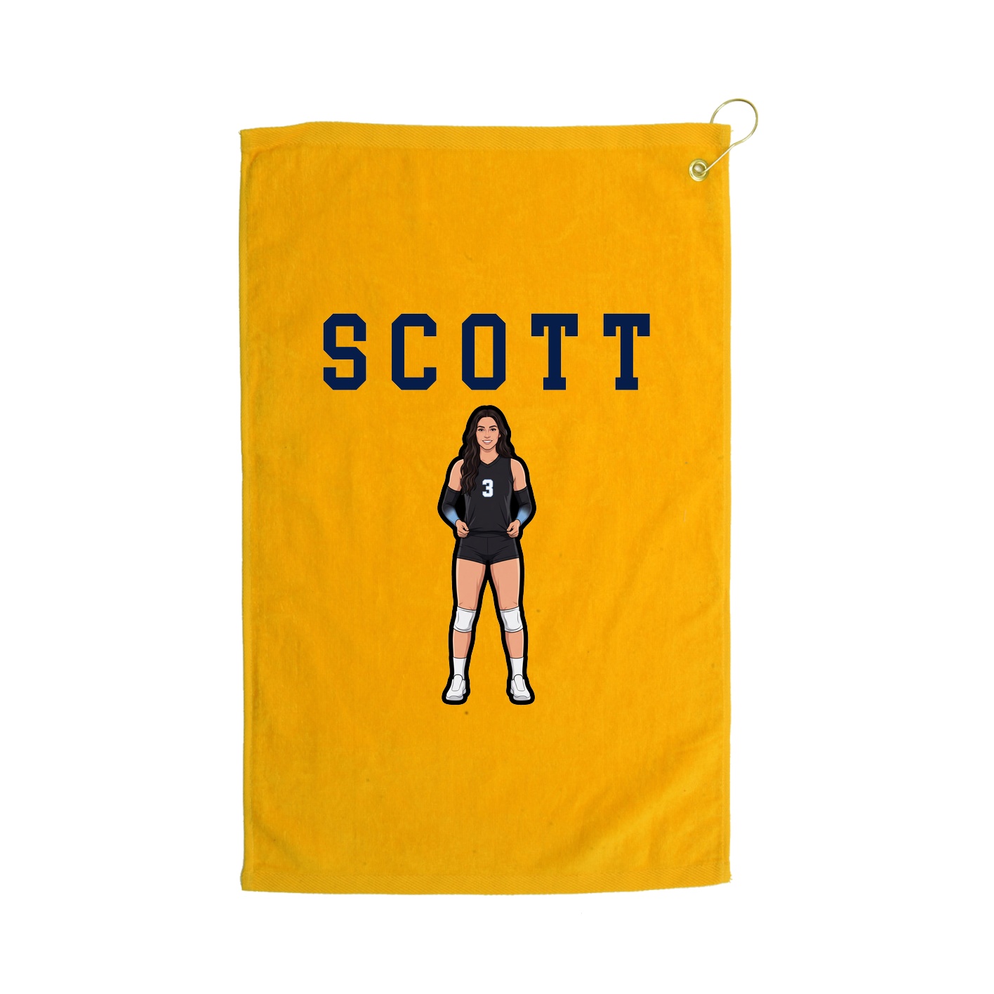 Golf Towel — Shirsey in Gold