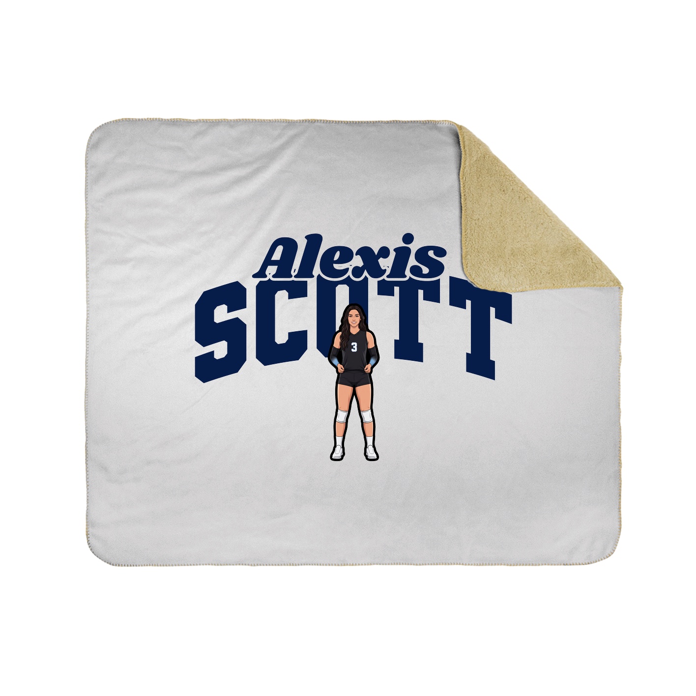 Throw Blanket — Signature Arch in White