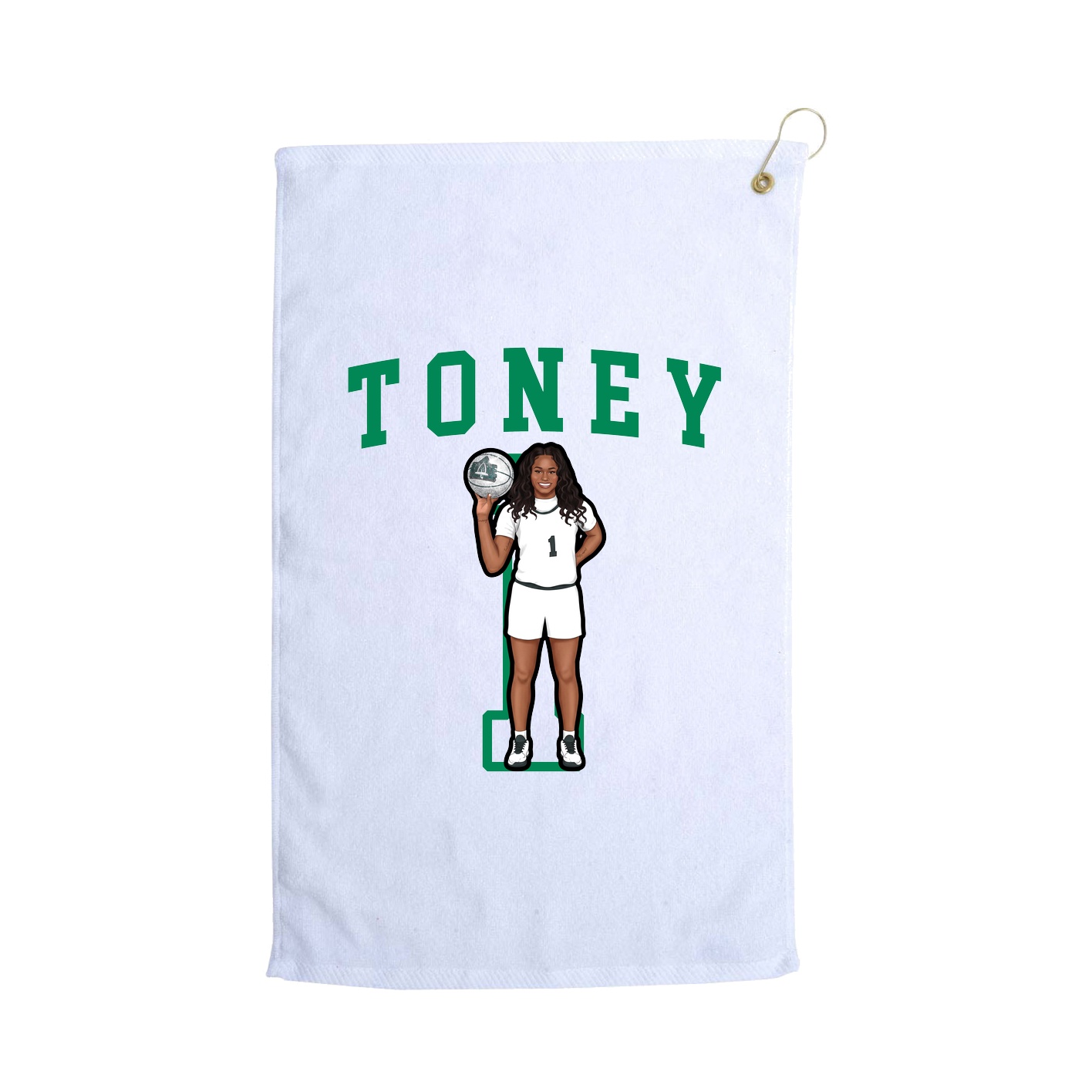 Golf Towel — Shirsey in White