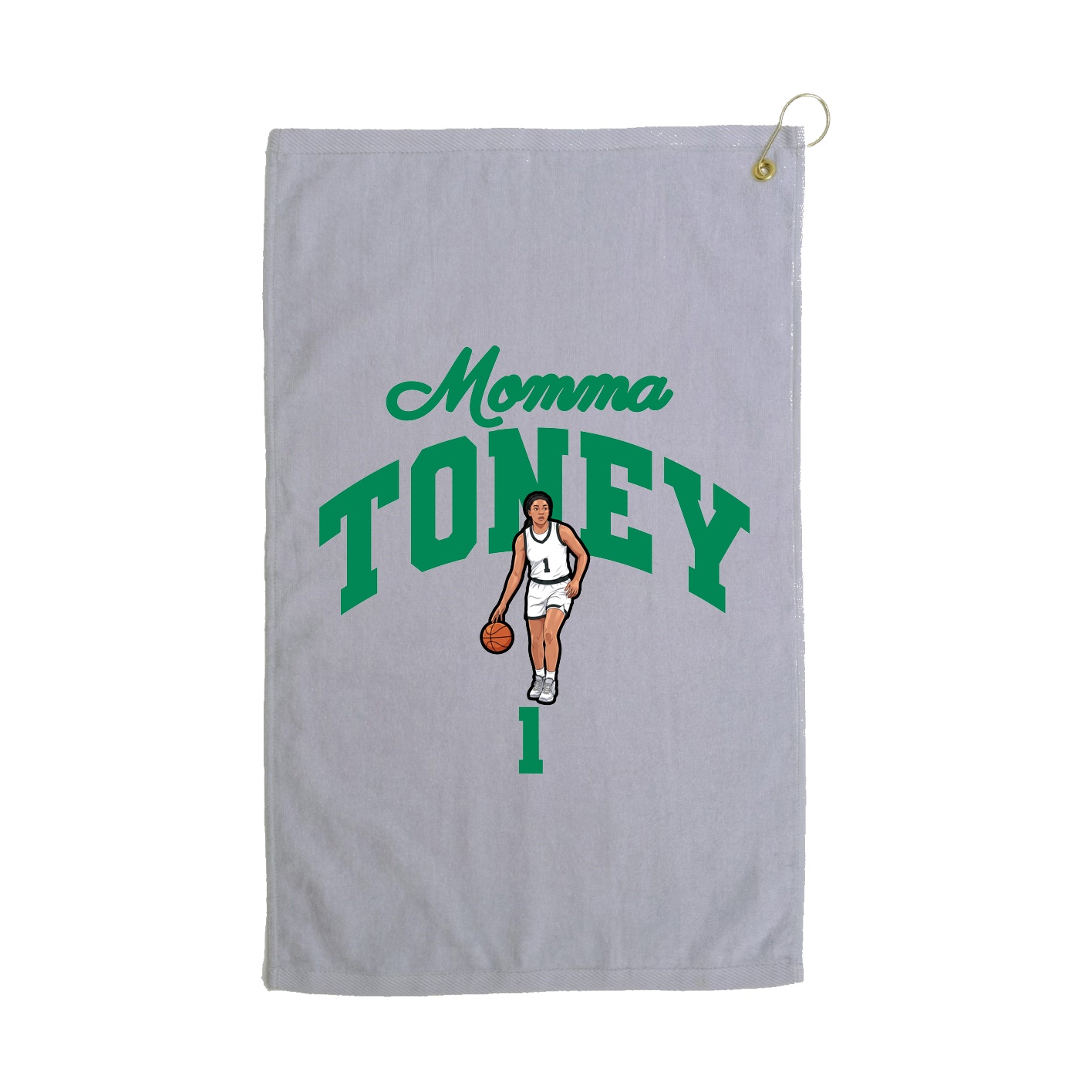 Golf Towel — Mothers Day Arch in Grey
