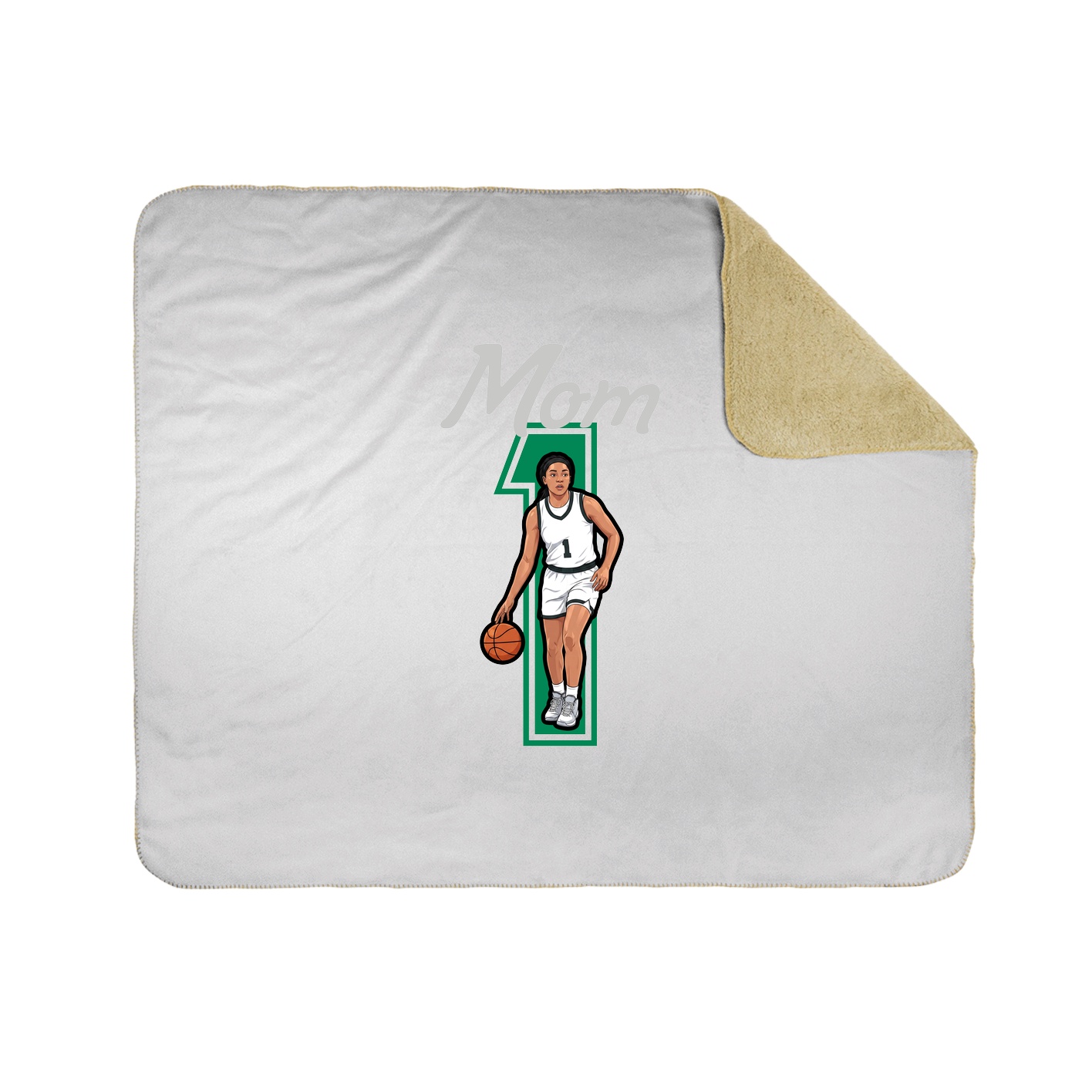 Throw Blanket — Mothers Day Shirsey in White