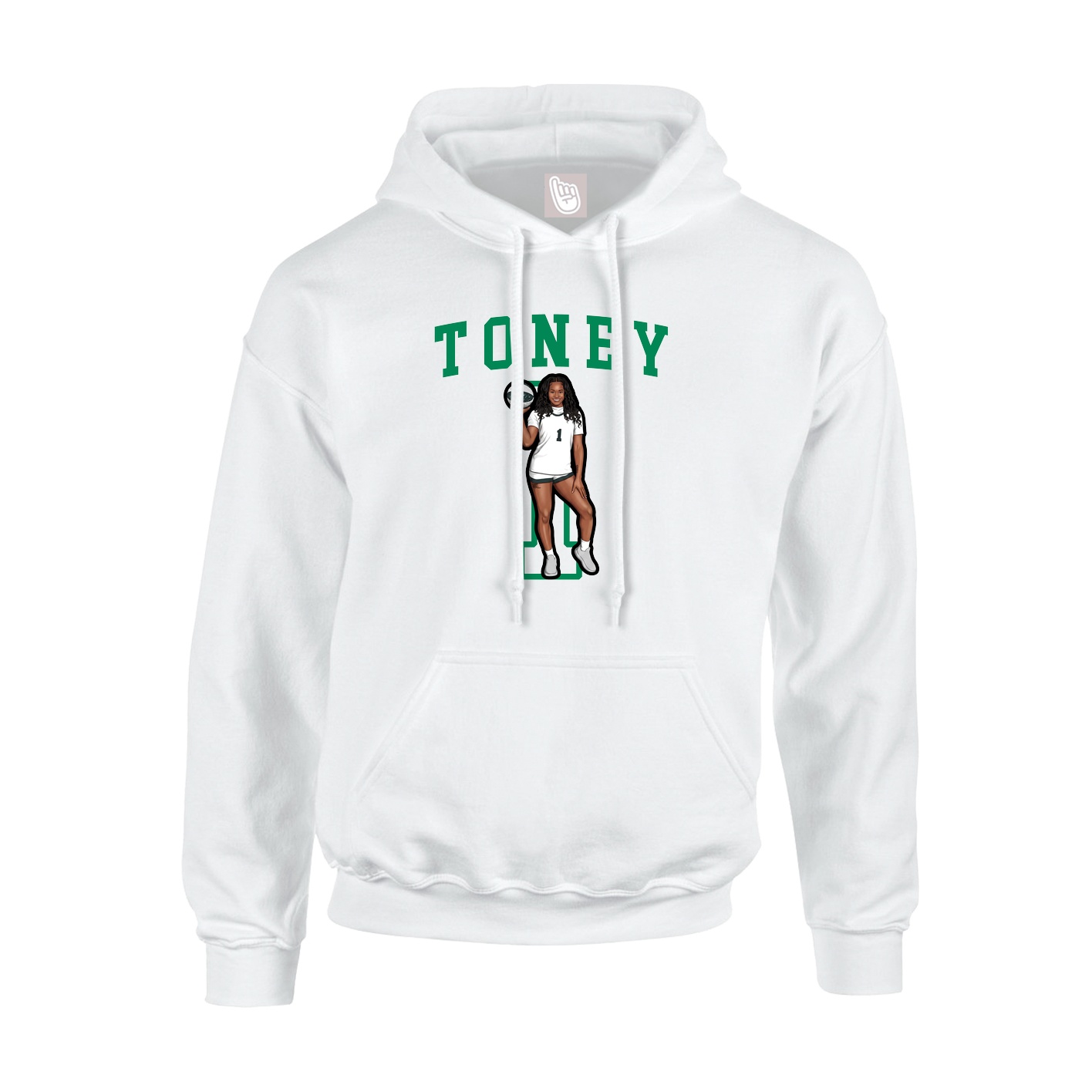 Hoodie — Shirsey in White