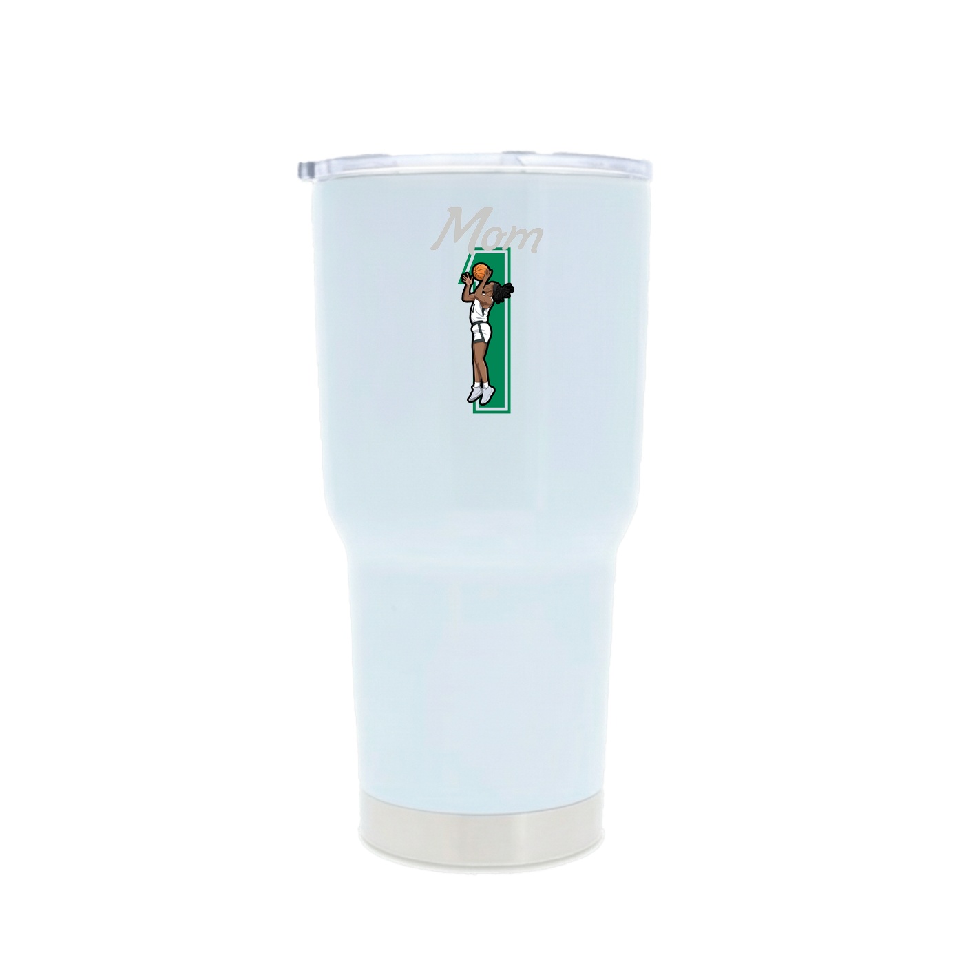 30oz Stainless Steel Tumbler — Mothers Day Shirsey in White