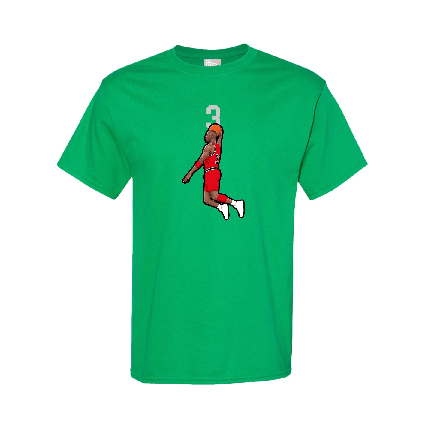 Tee — Number Top in Green