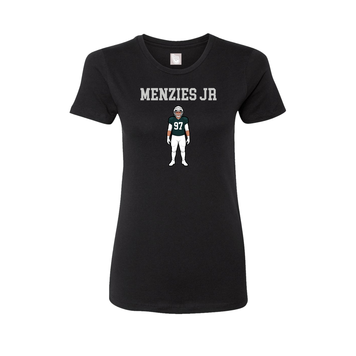 Fitted Women's Tee — Shirsey in Black