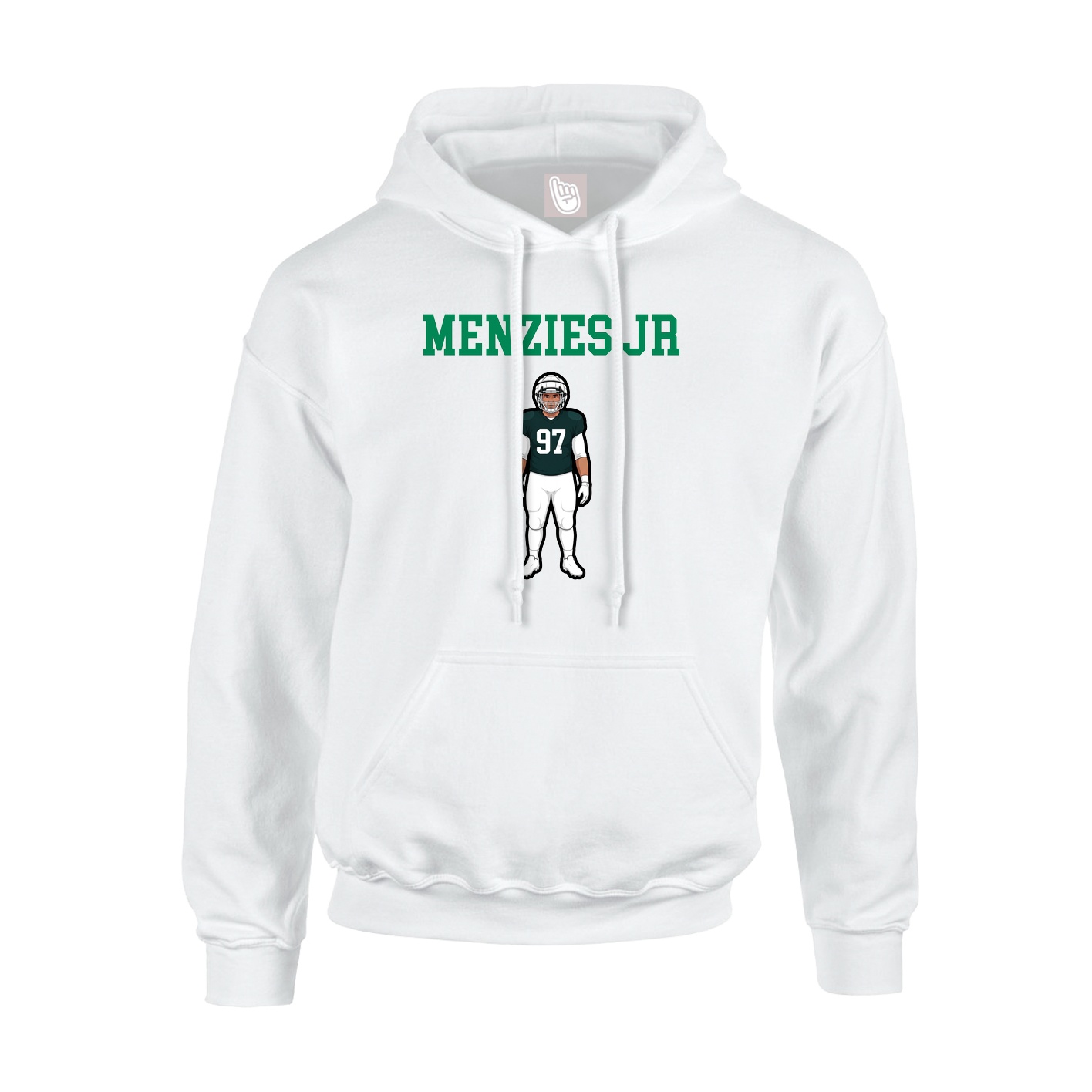 Youth Hoodie — Shirsey in White