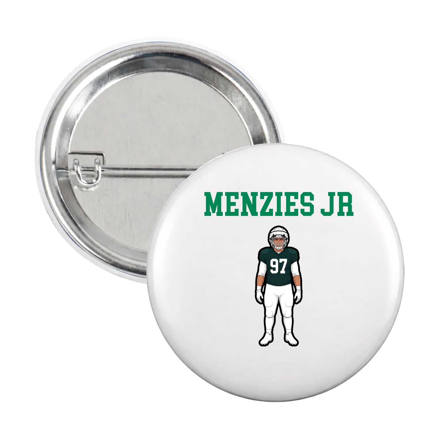 Game Day Button — Shirsey in White