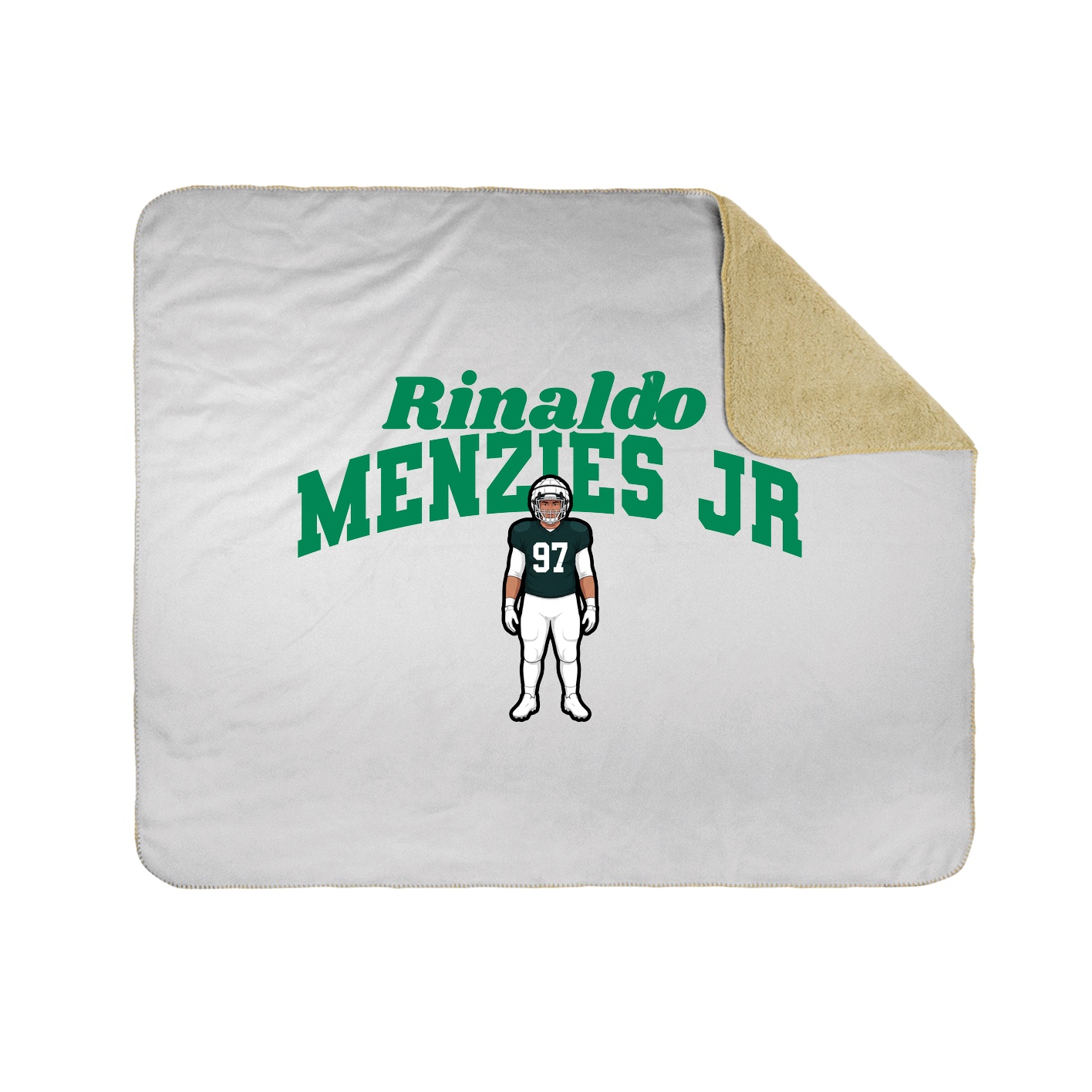 Throw Blanket — Signature Arch in White