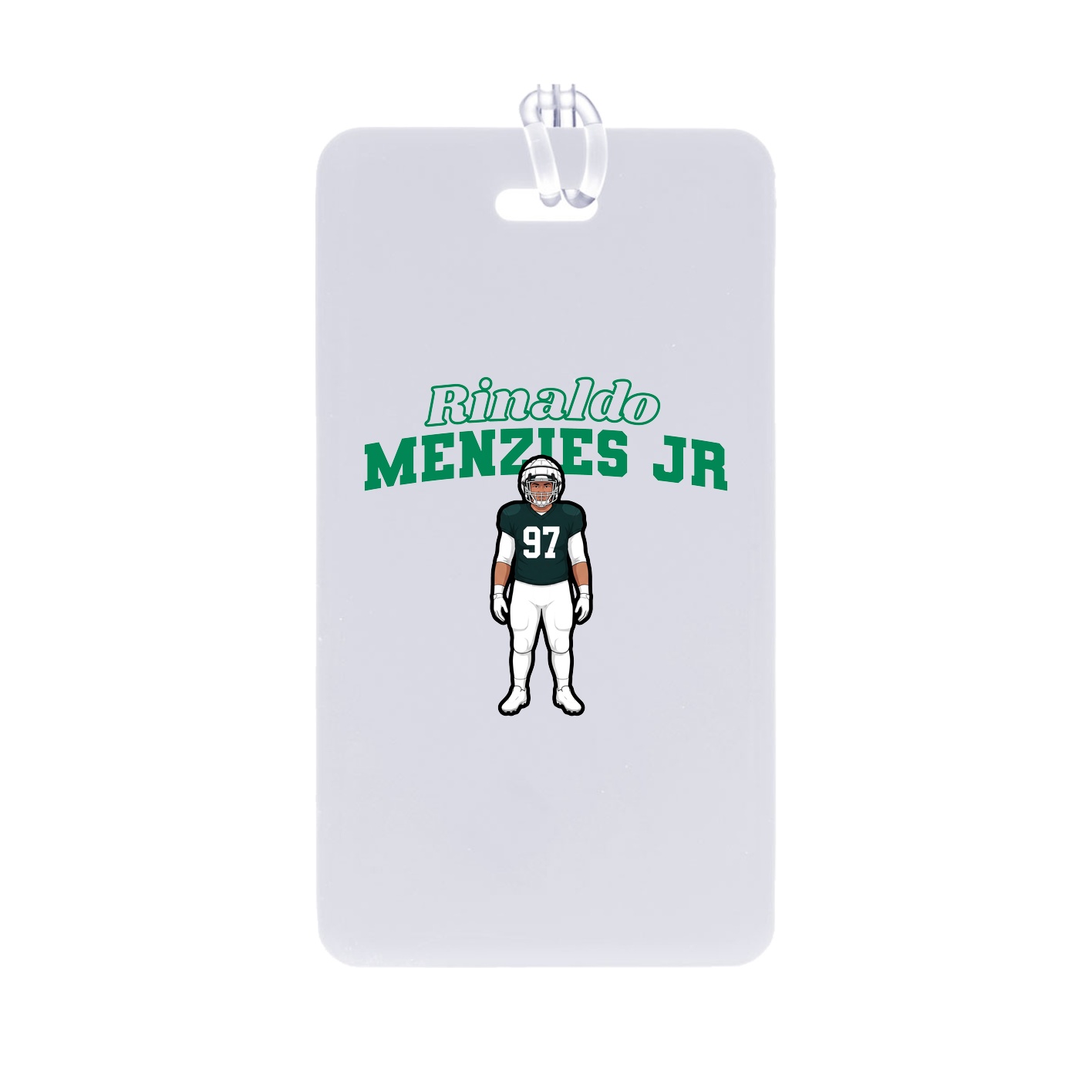 Bag Tag — Name Arch in Classic