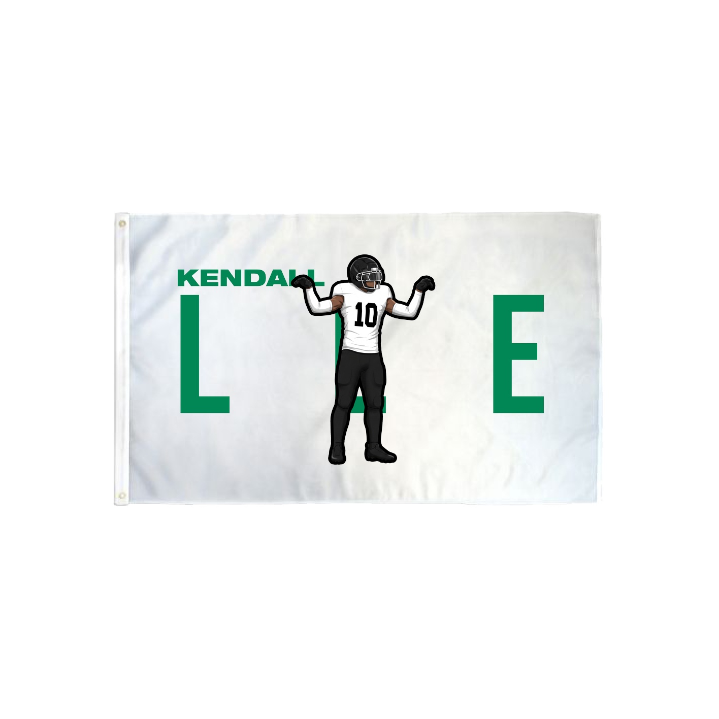3x5 Flag — Player Name in Classic
