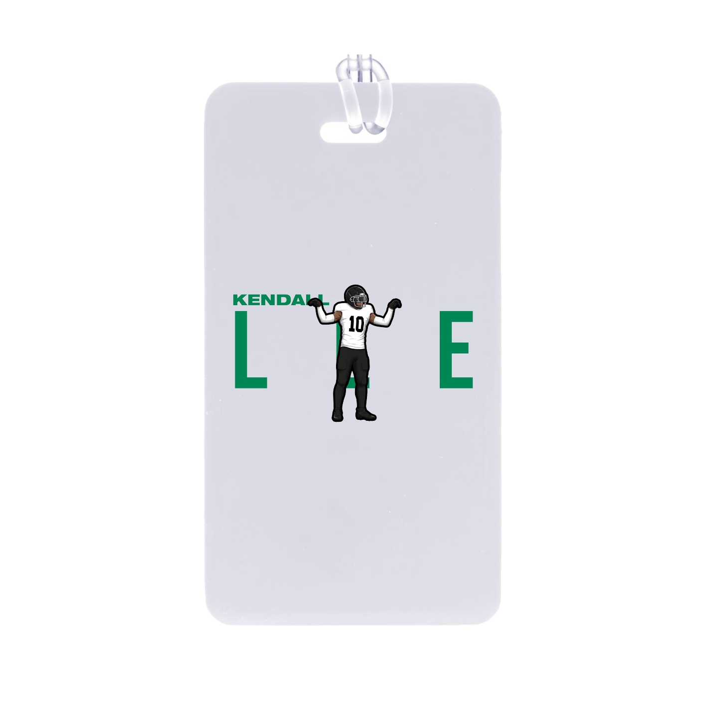 Bag Tag — Player Name in Classic