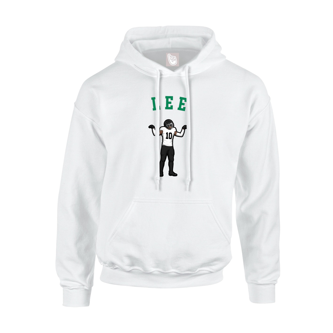 Youth Hoodie — Shirsey Arch in White