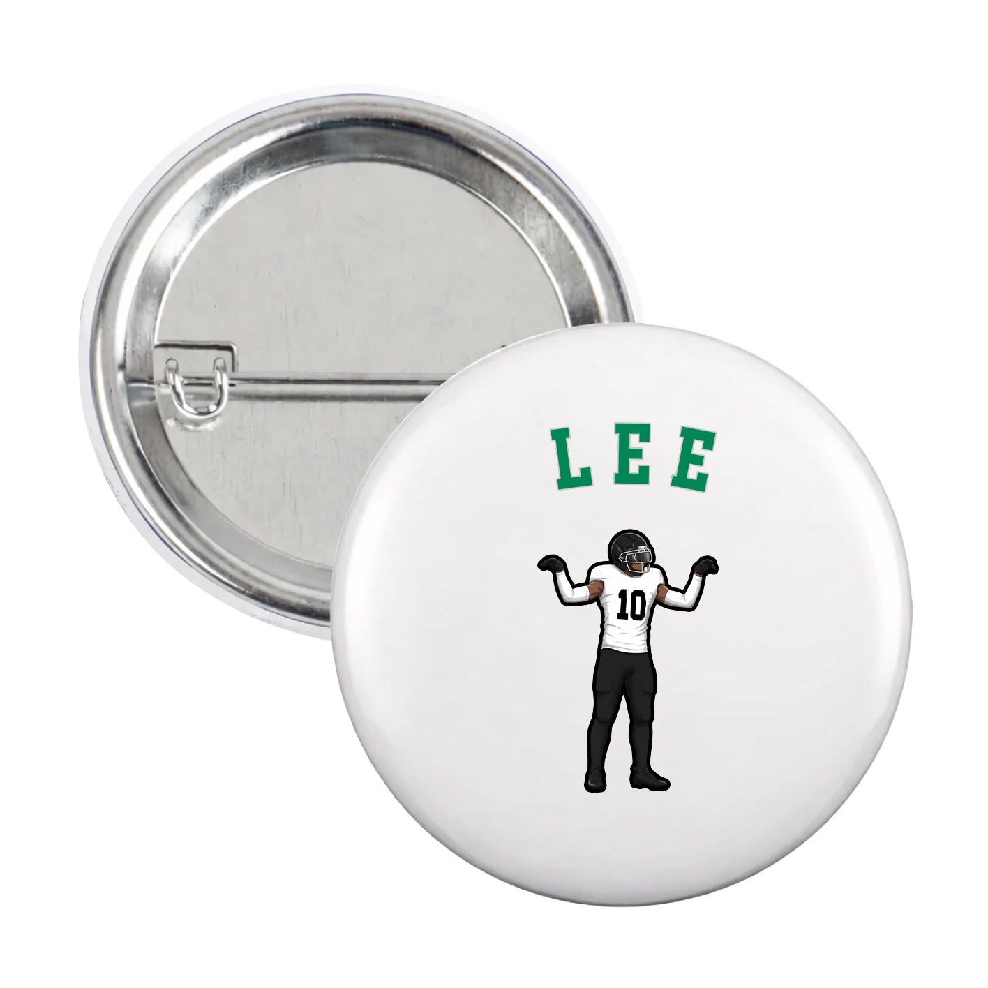 Game Day Button — Shirsey Arch in White
