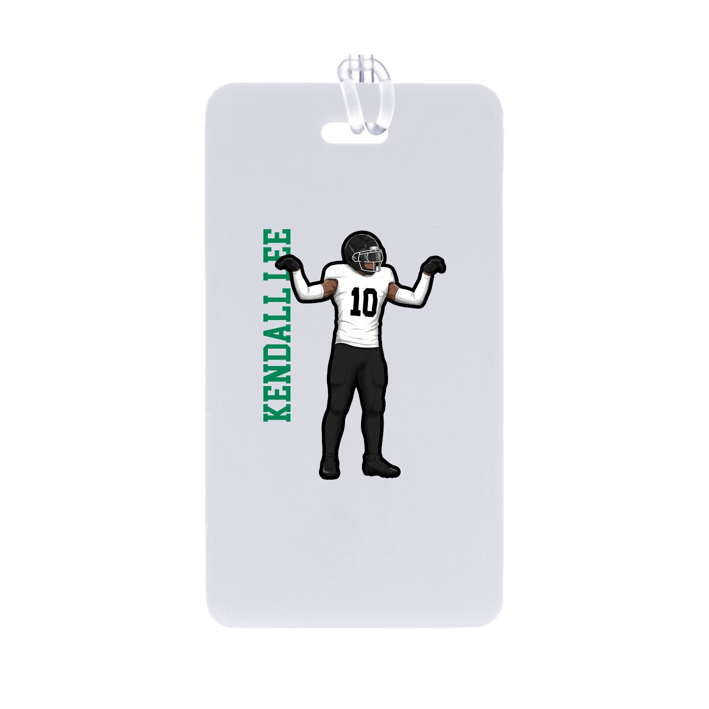 Bag Tag — Name Vertical in Classic