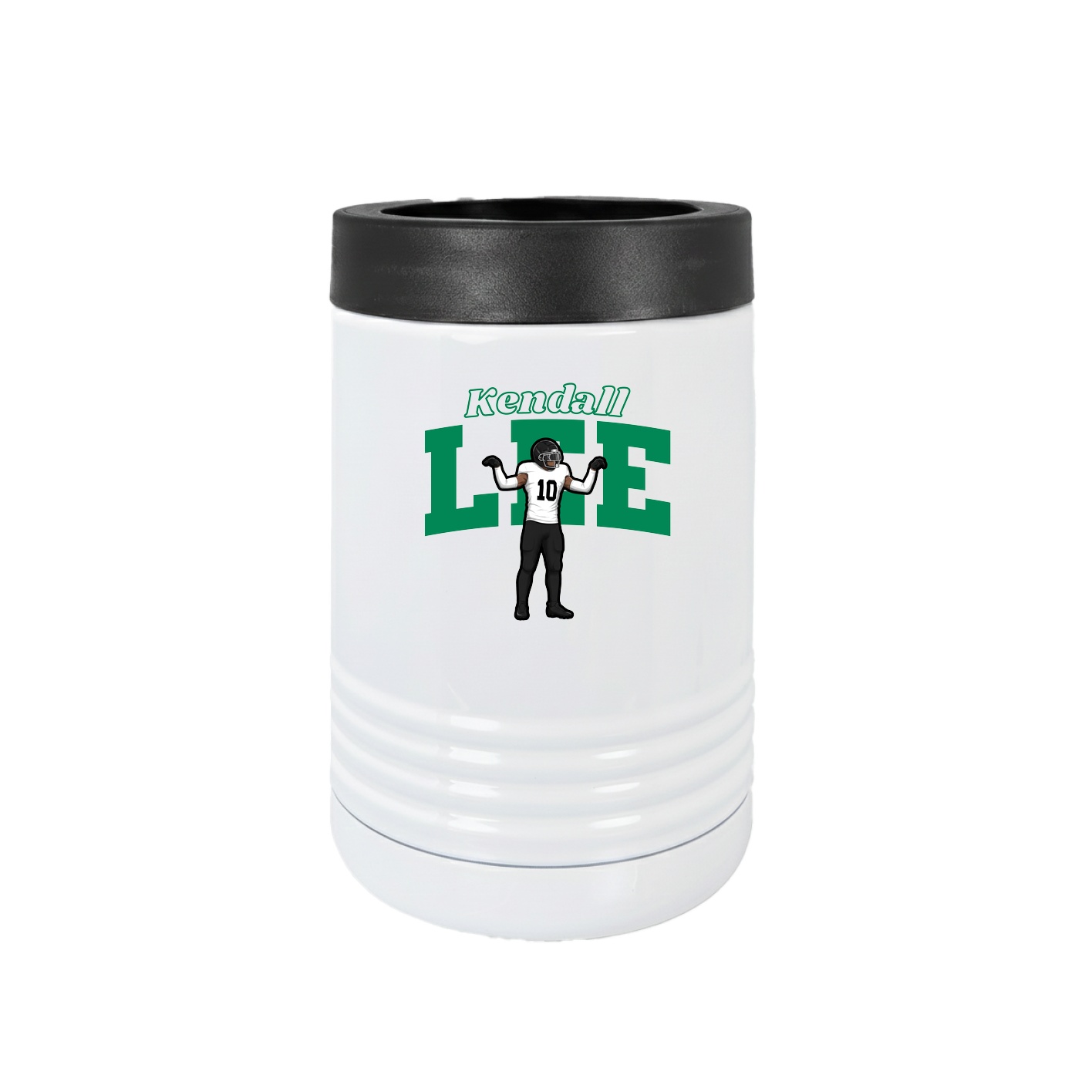 Beverage Holder — Name Arch in White