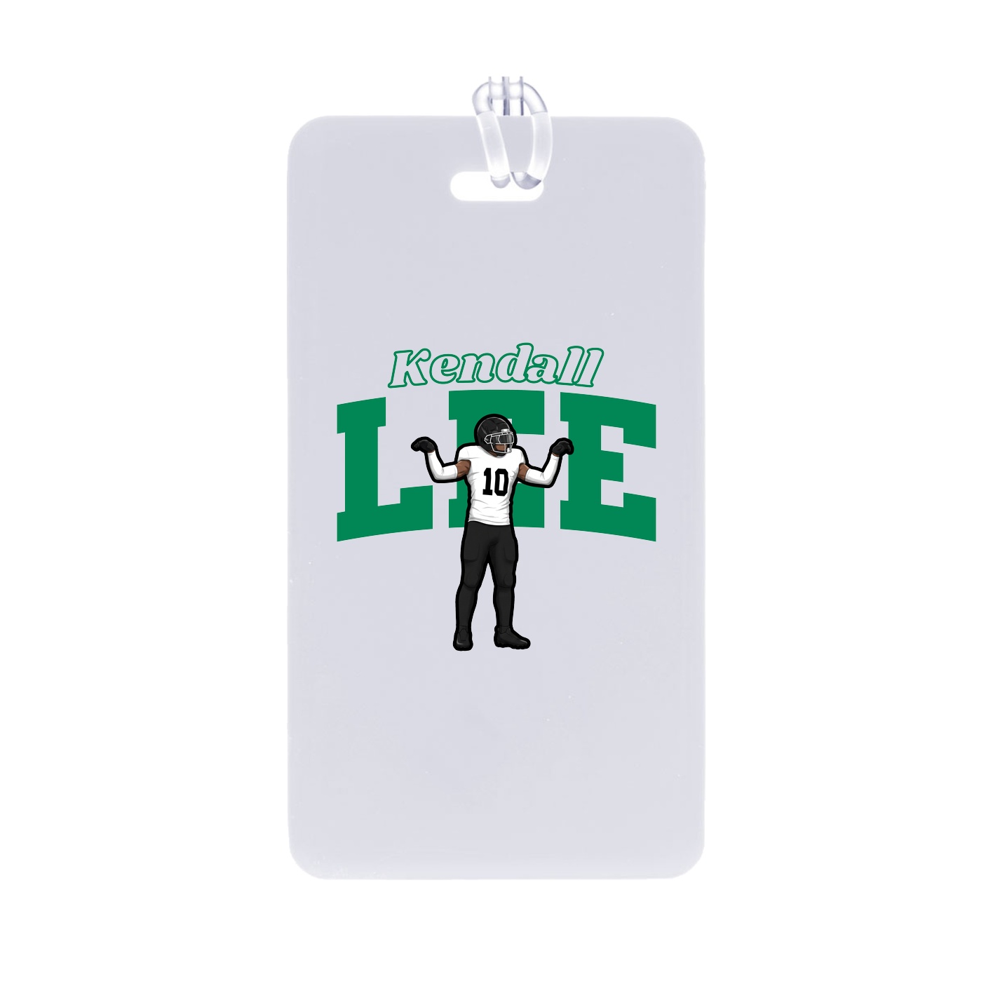 Bag Tag — Name Arch in Classic