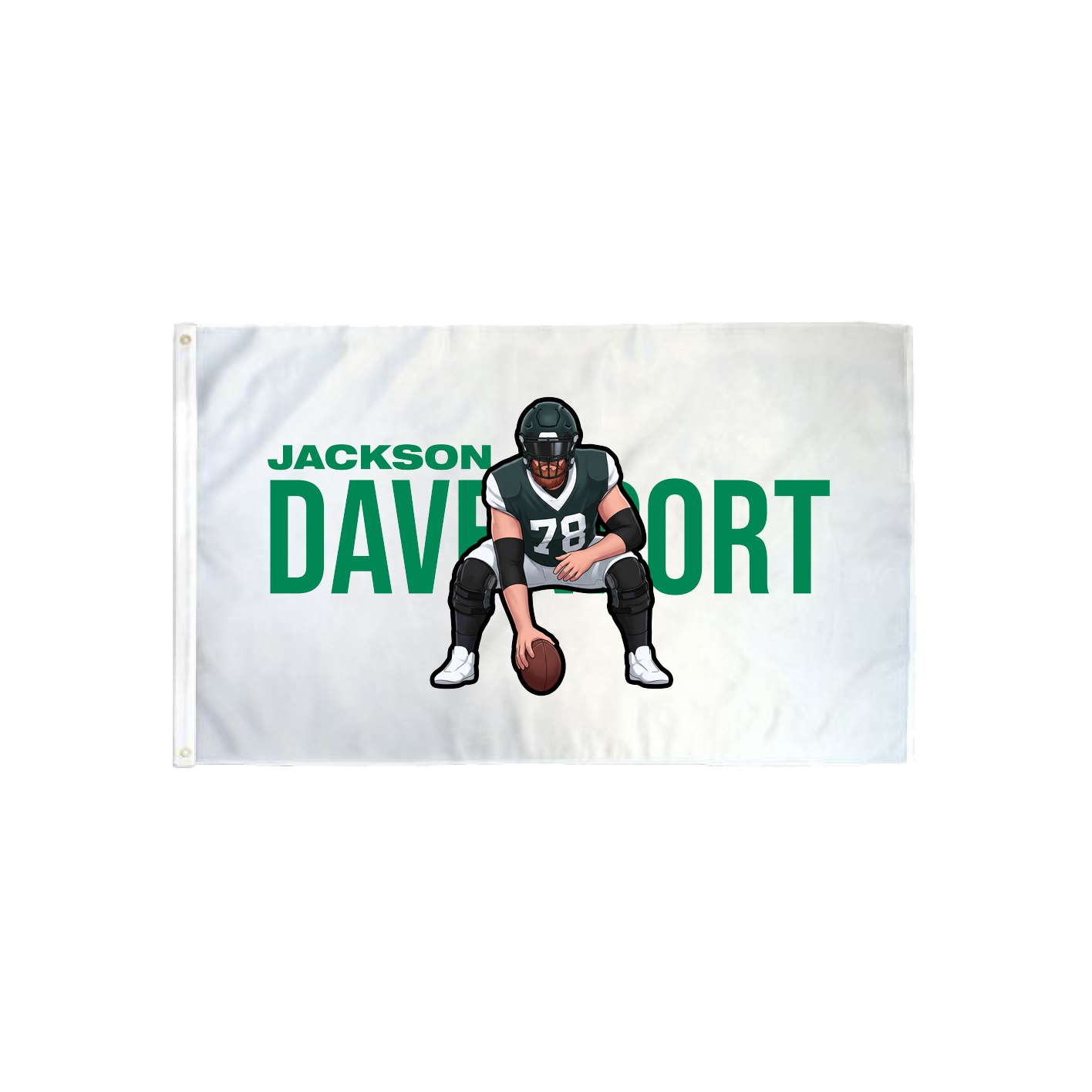 3x5 Flag — Player Name in Classic