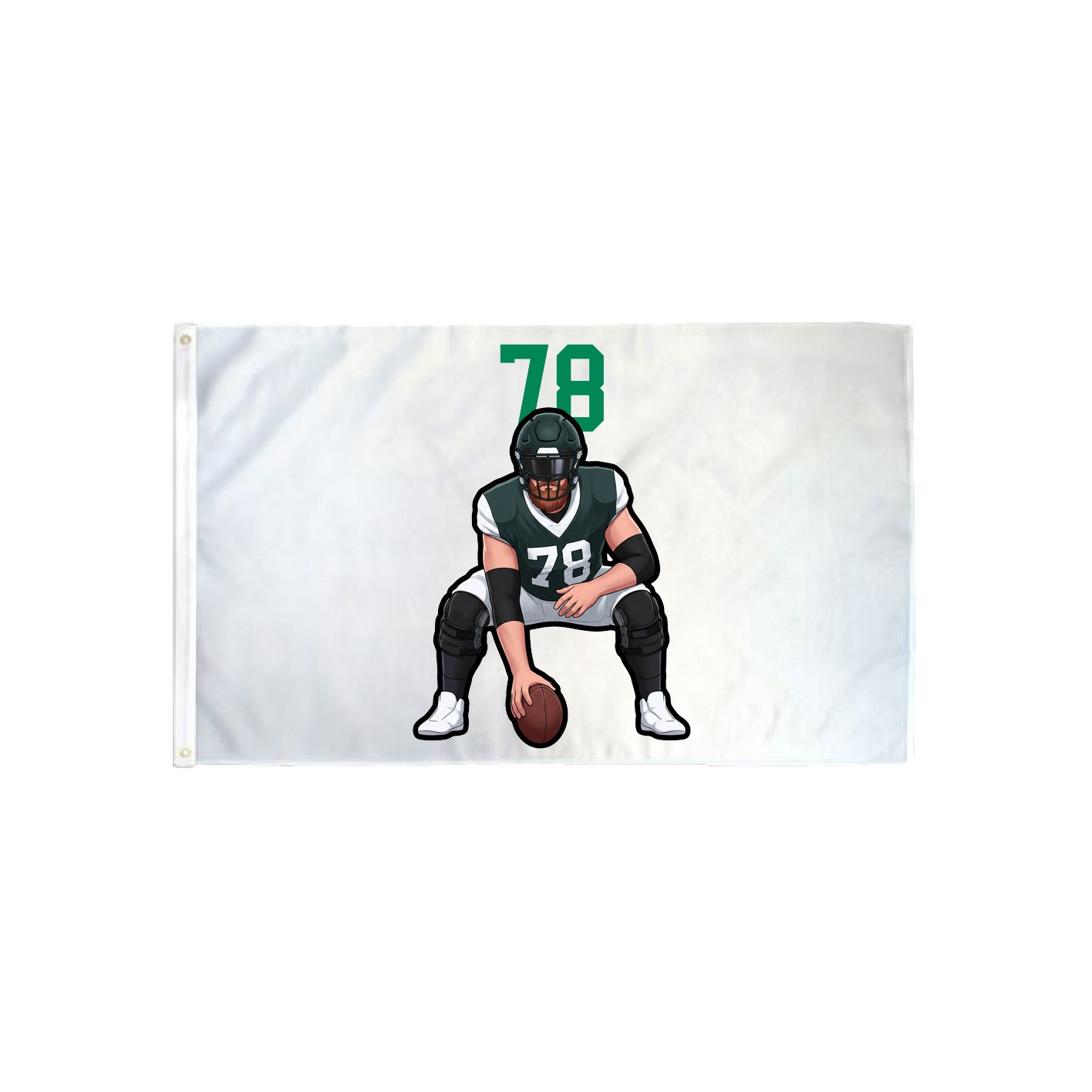 3x5 Flag — Number Top in Classic
