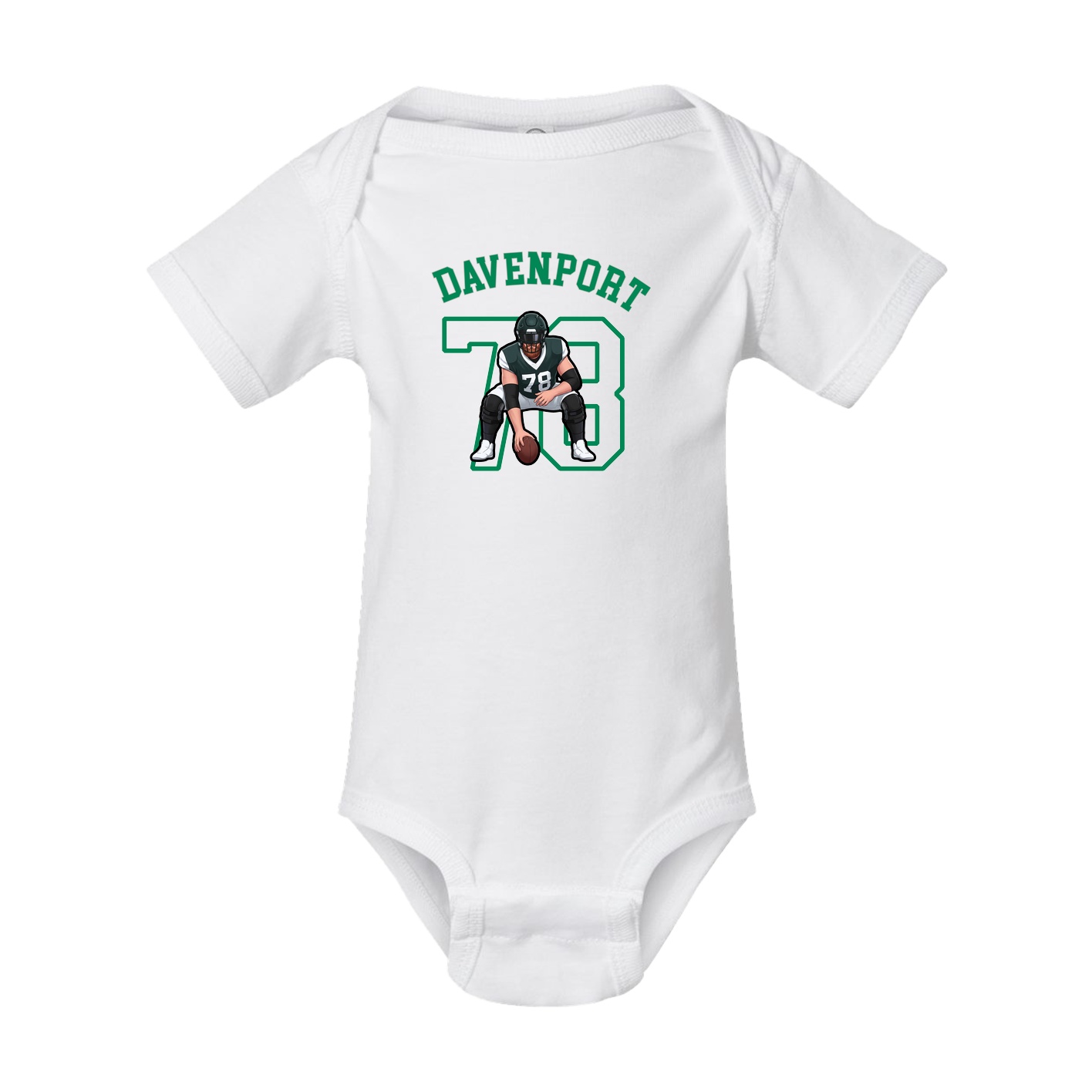Baby Onesie — Shirsey Arch in White