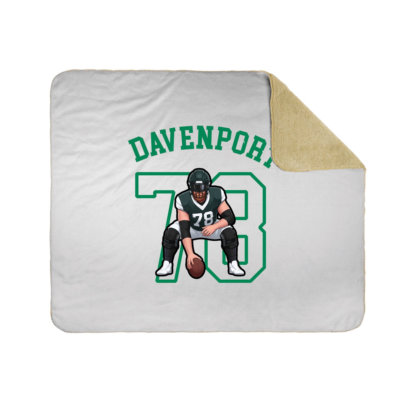 Throw Blanket — Shirsey Arch in White