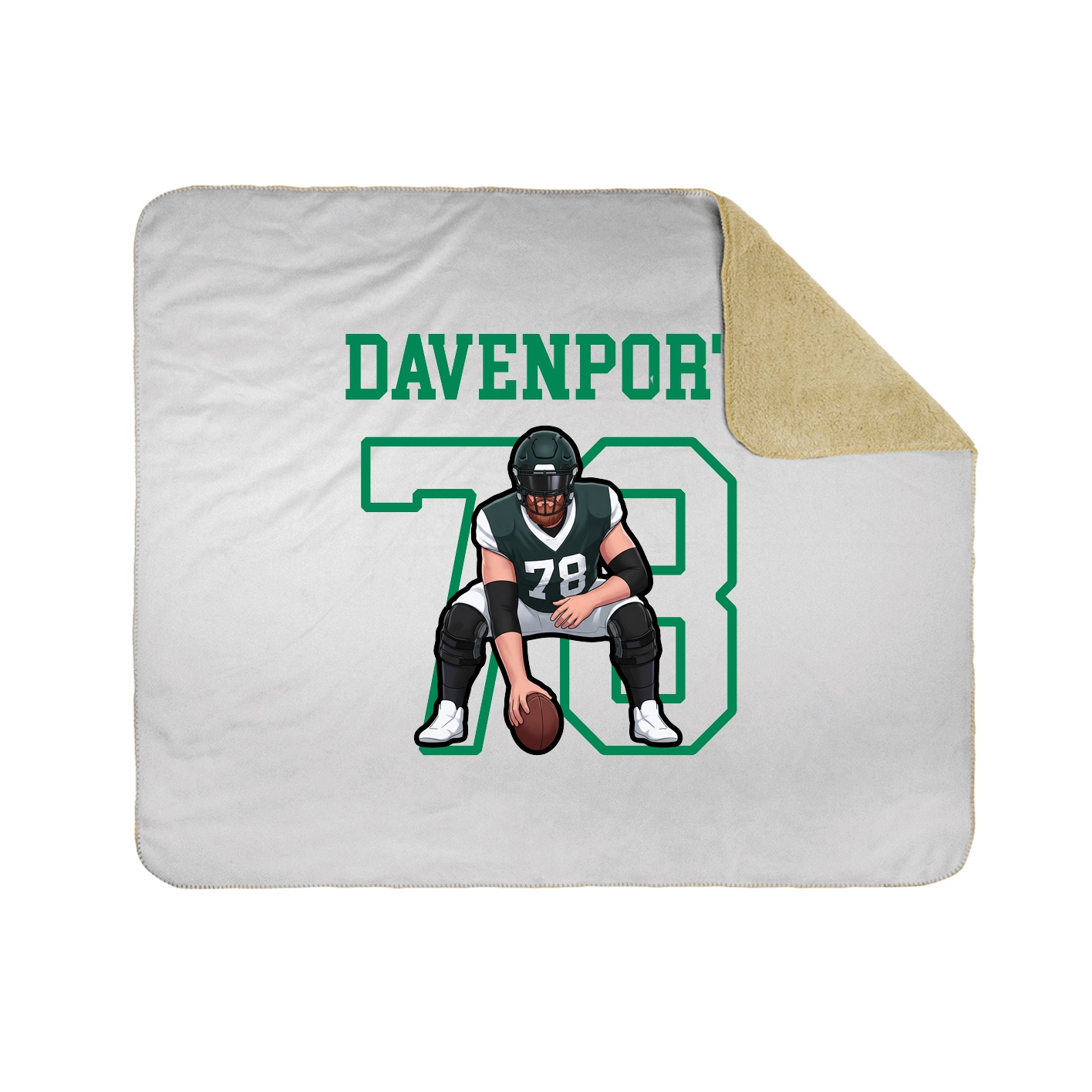 Throw Blanket — Shirsey in White