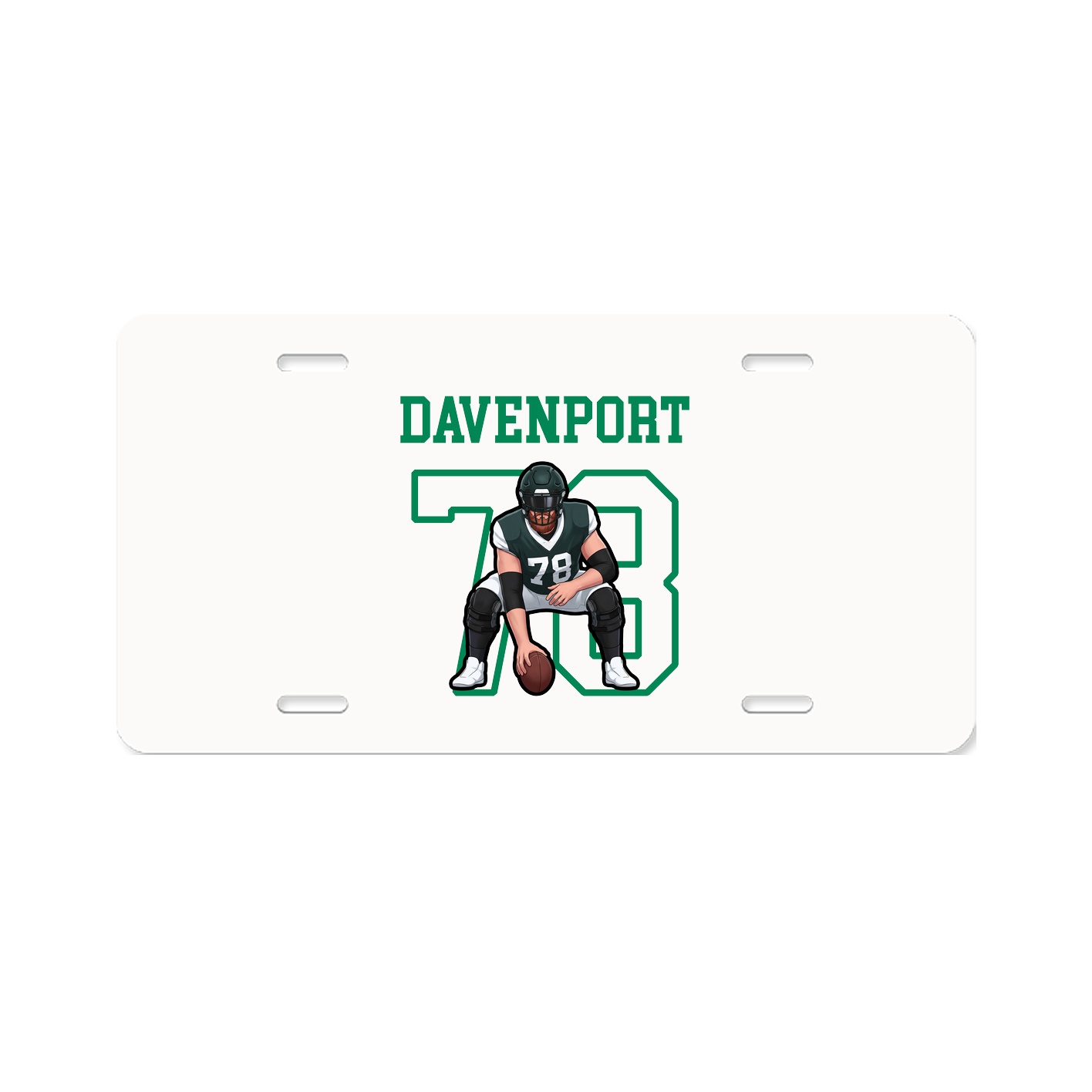 License Plate — Shirsey in Classic