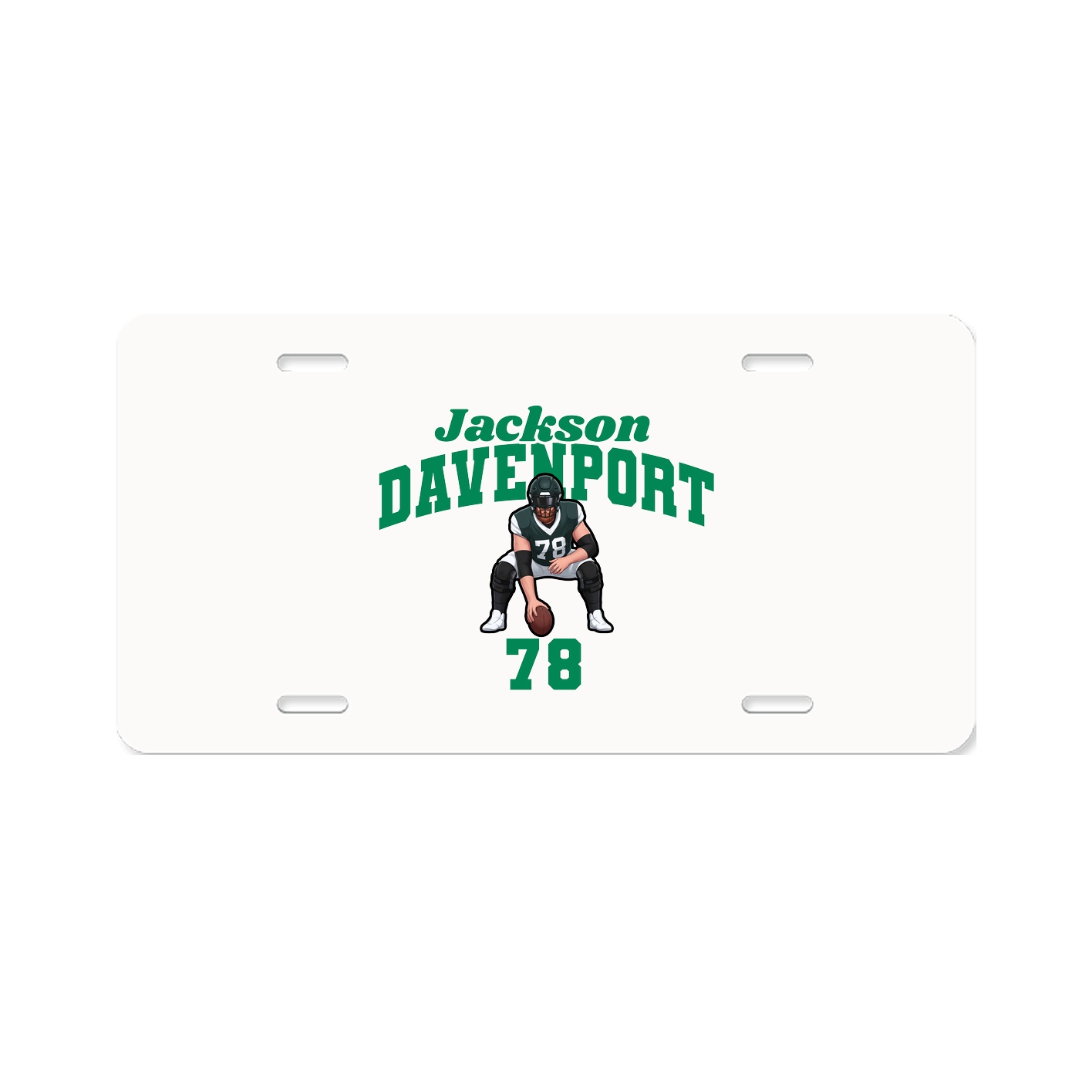 License Plate — Signature Arch in Classic