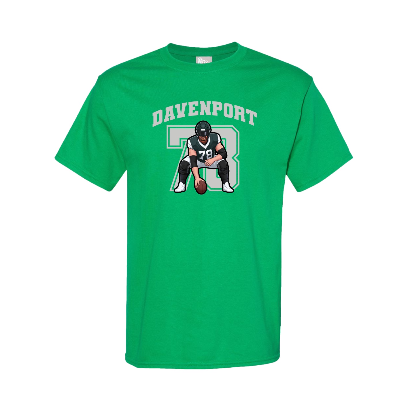 Tee — Number in Green