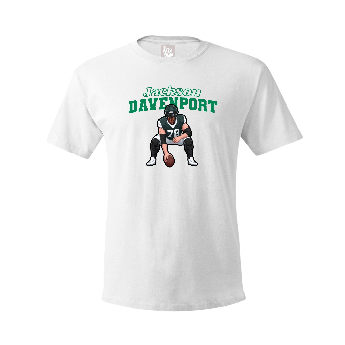 Tee — Name Arch in White