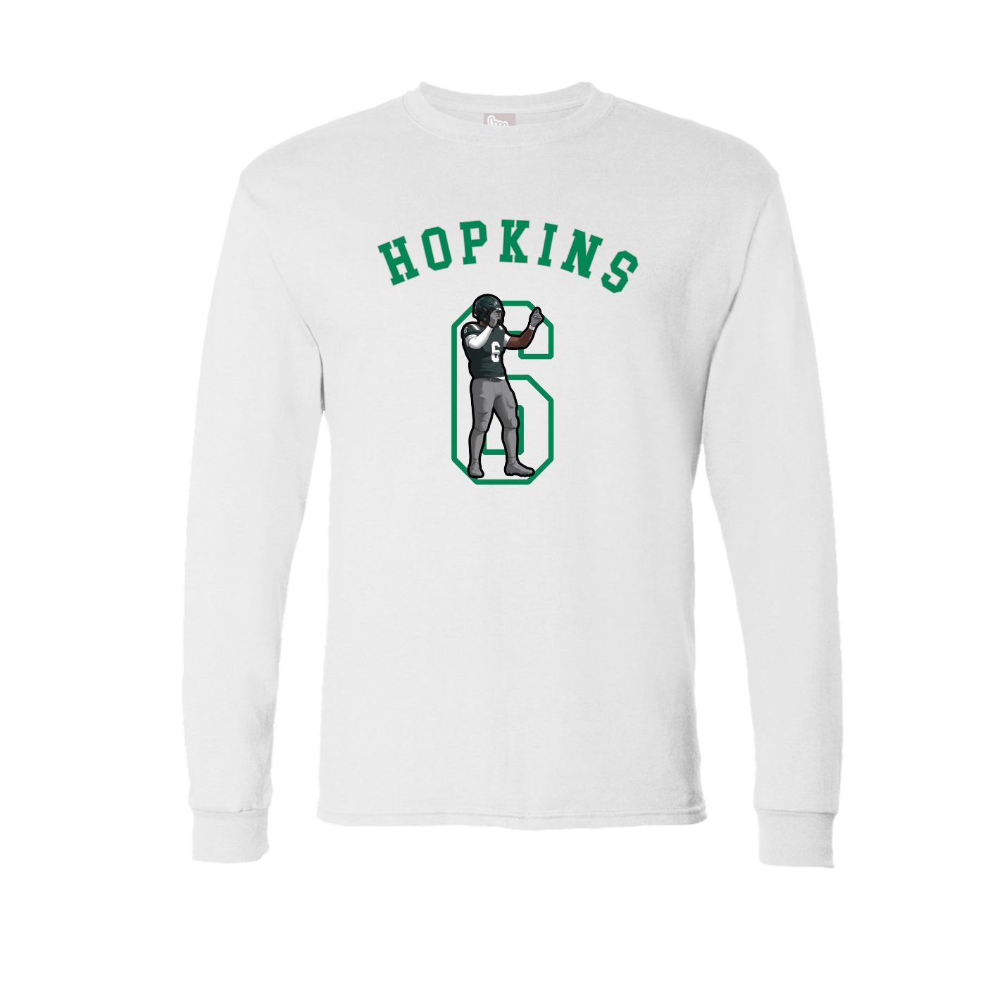 Long Sleeve Tee — Shirsey Arch in White