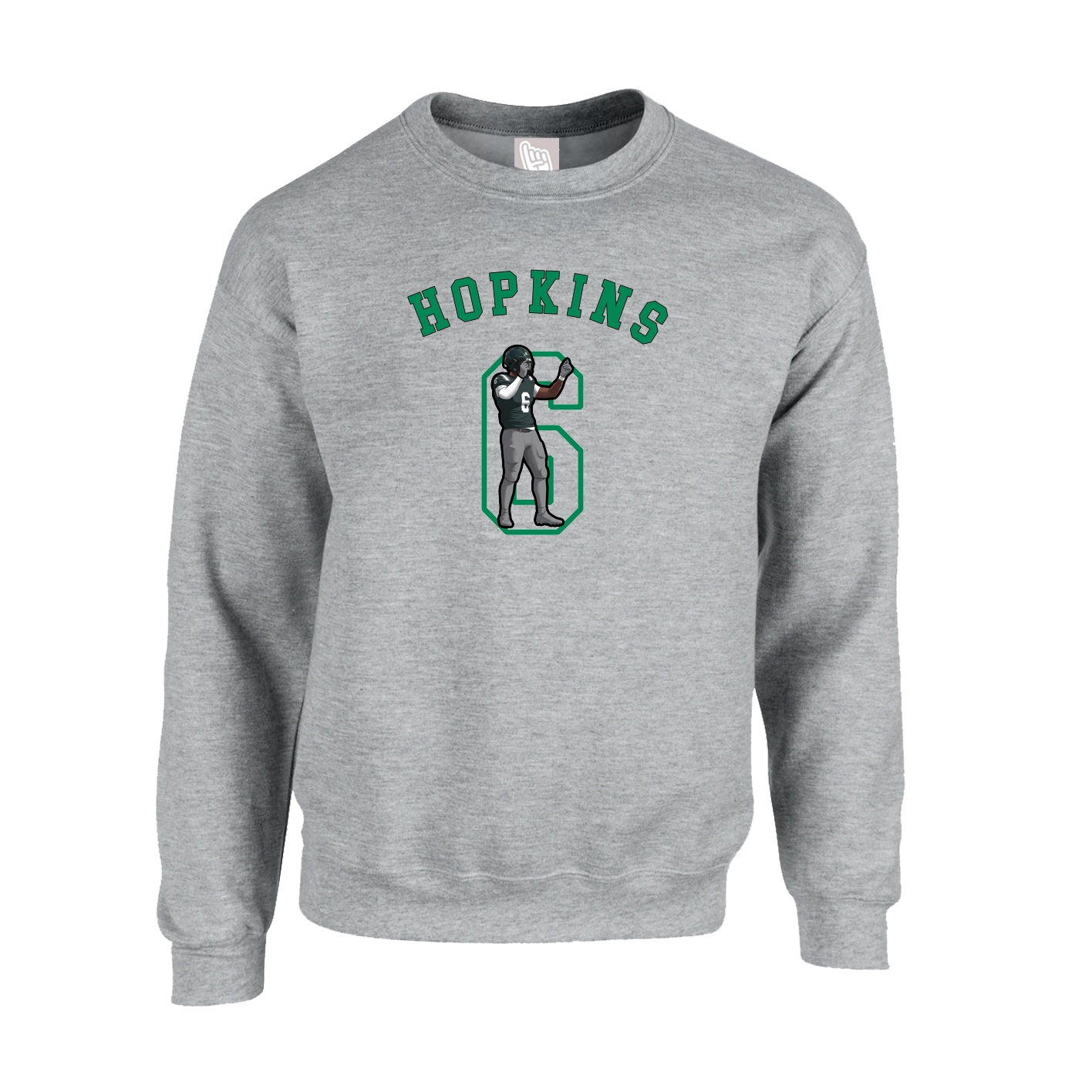 Fleece Crew — Shirsey Arch in Grey