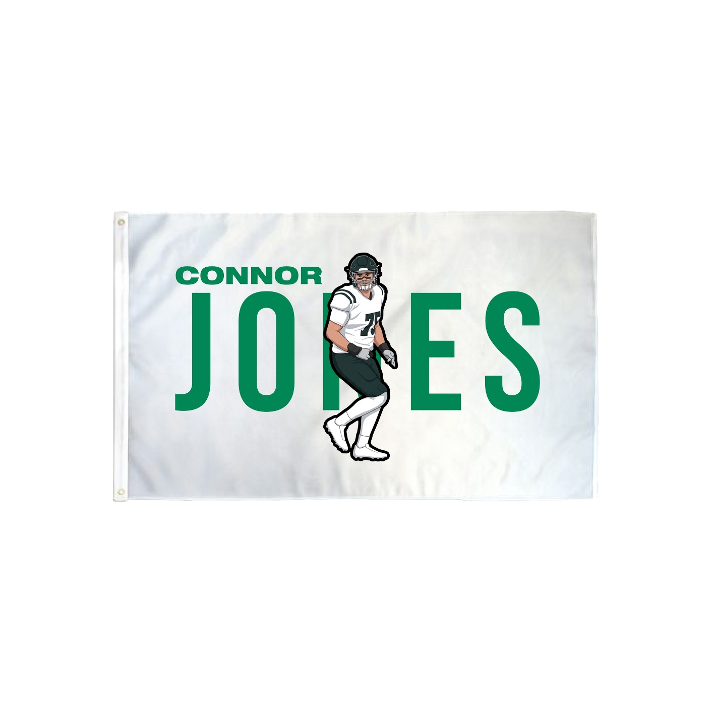 3x5 Flag — Player Name in Classic