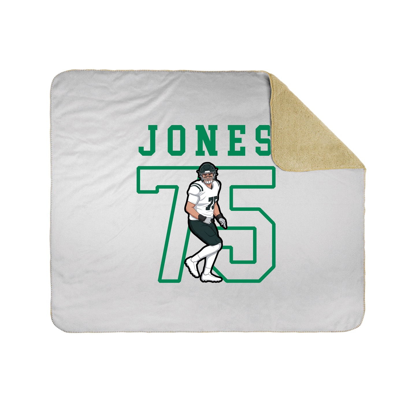 Throw Blanket — Shirsey in White